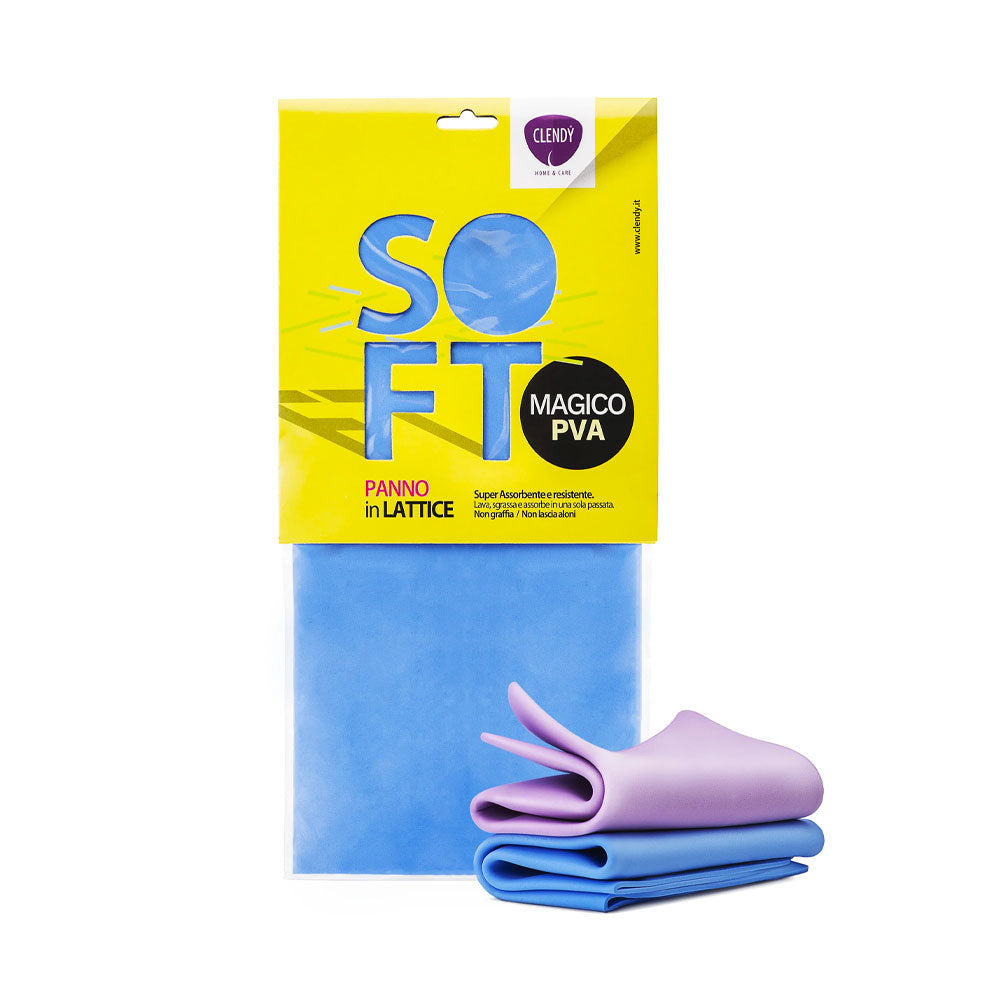 CLENDY - SOFT MAGICO PVA PANNO IN LATTICE MULTIUSO 30x30cm
