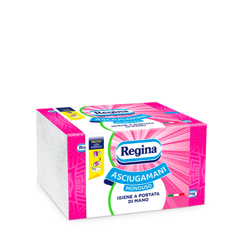 REGINA - ASCIUGAMANI MONOUSO 2 VELI - 100PZ