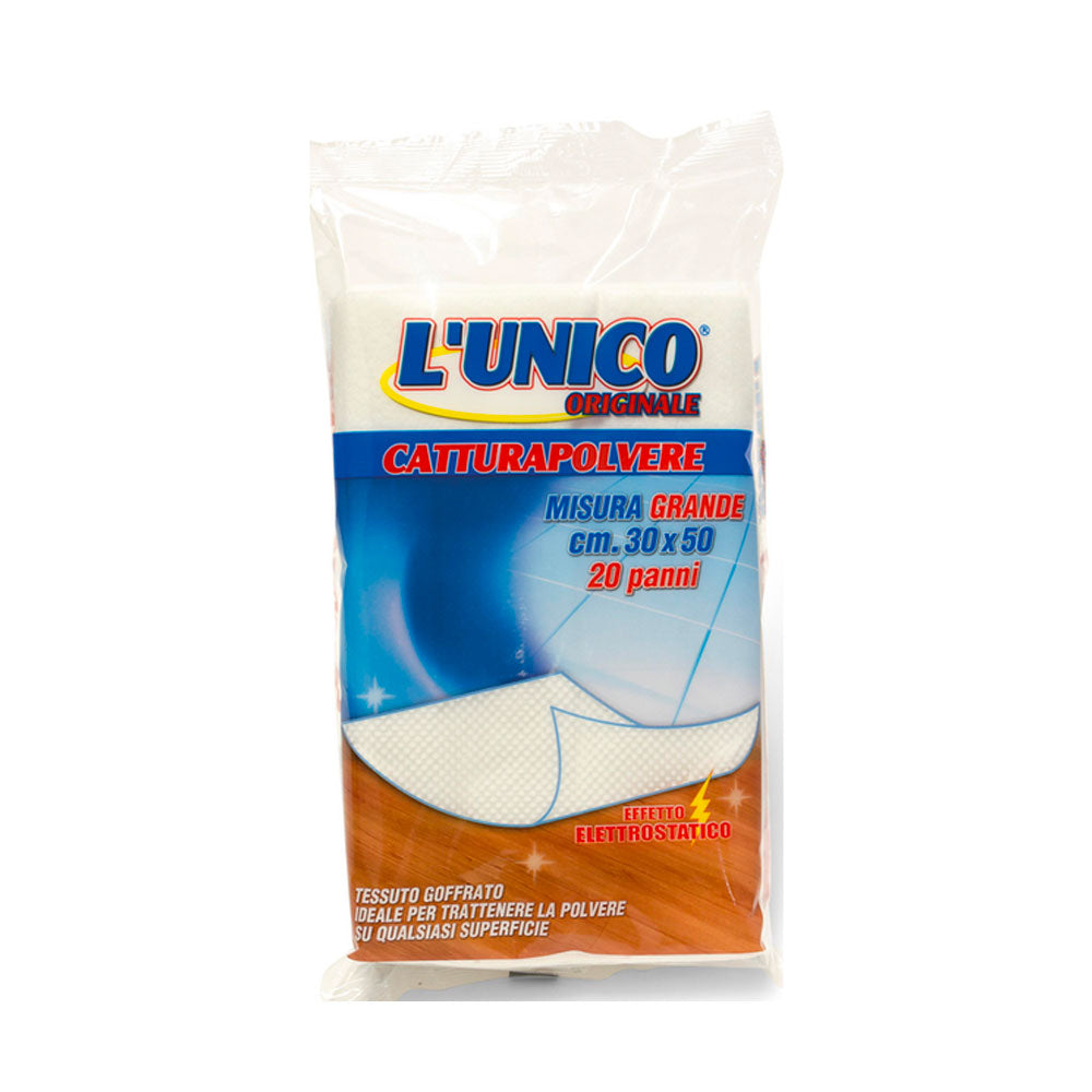 L'UNICO ORIGINALE - PANNO CATTURAPOLVERE GRANDE - 30X50 - 20PZ