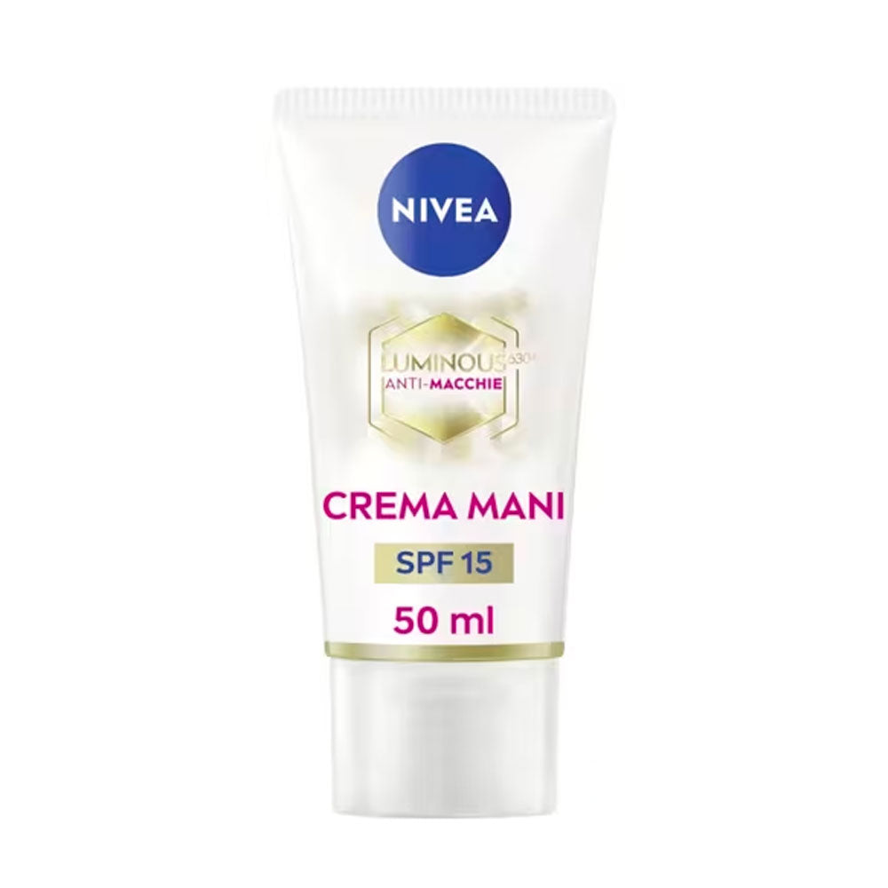 NIVEA - LUMINOUS630 CREMA MANI ANTI-MACCHIE CON SPF15 IDRATANTE - 50ML