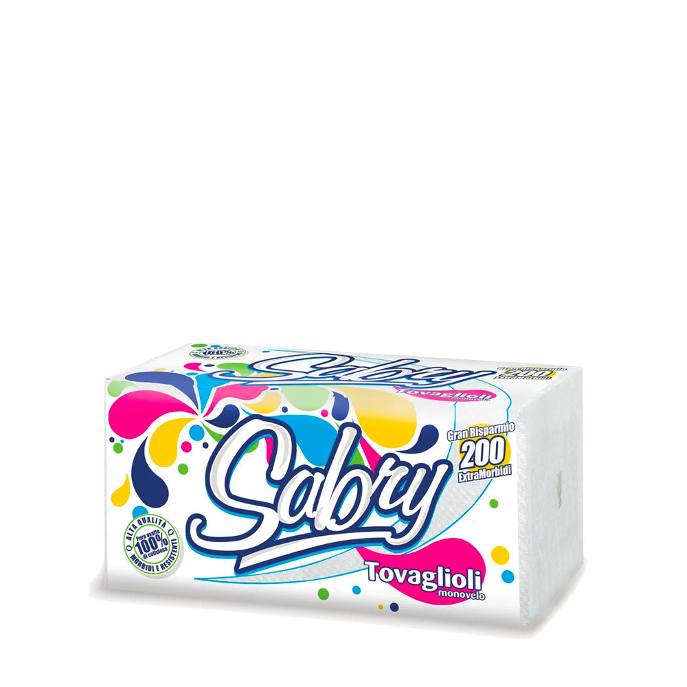 SABRY - TOVAGLIOLI MONOVELO 33x33 - 200PZ