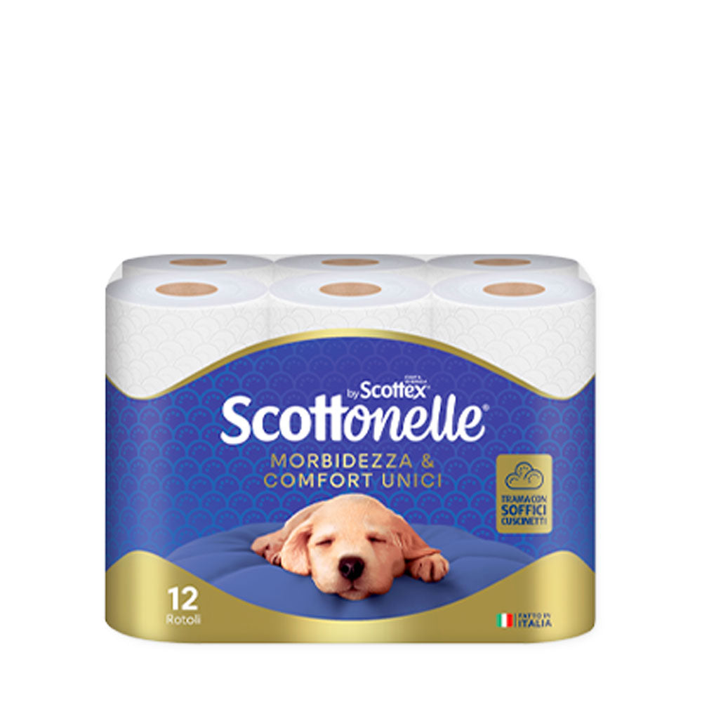 SCOTTEX - SCOTTONELLE CARTA IGIENICA 12 ROTOLI