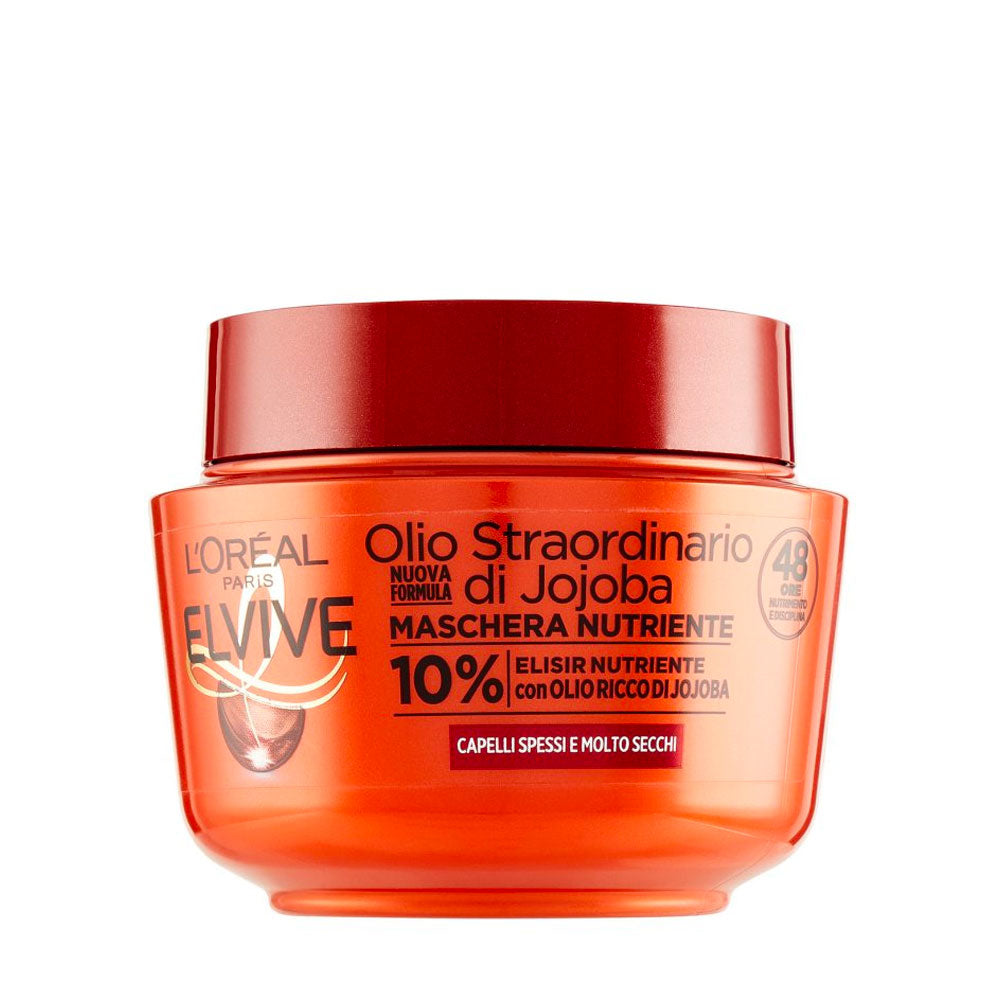 L'OREAL PARIS - ELVIVE OLIO STRAORDINARIO MASCHERA CAPELLI ULTRA-NUTRIENTE OLIO DI ARGAN E MACADAMIA -300ML