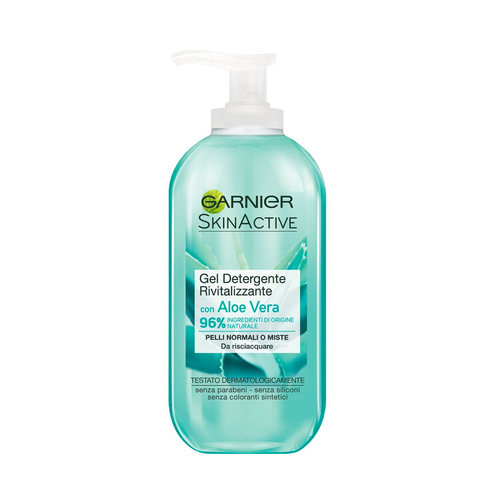 GARNIER - SKINACTIVE GEL DETERGENTE RIVITALIZZANTE CON ALOE VERA - 200ML