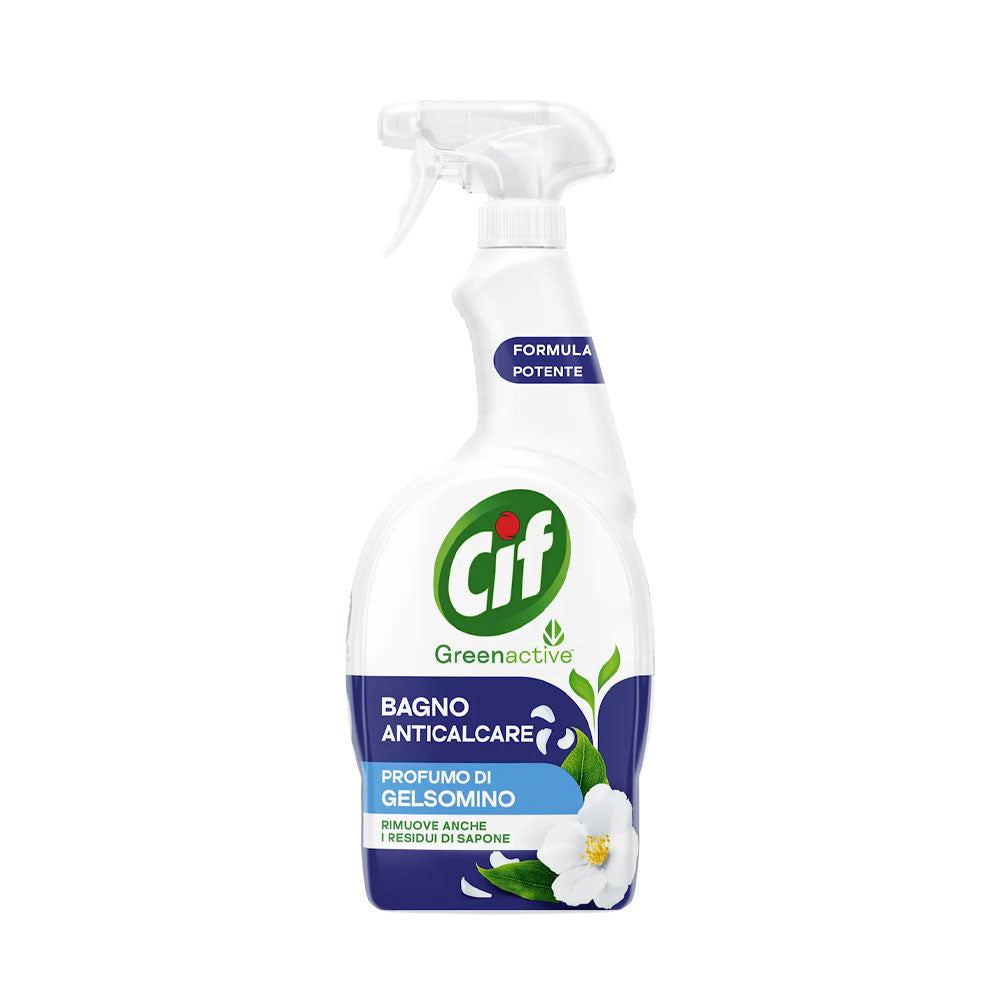 CIF - GREEN ACTIVE DETERGENTE ANTICALCARE BAGNO SPRAY PROFUMO DI GELSOMINO 650ml