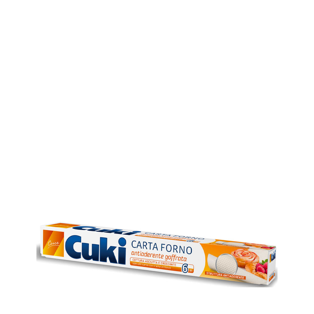 CUKI CUOCE CARTA FORNO ROTOLO ANTIADERENTE GOFFRATA 6m