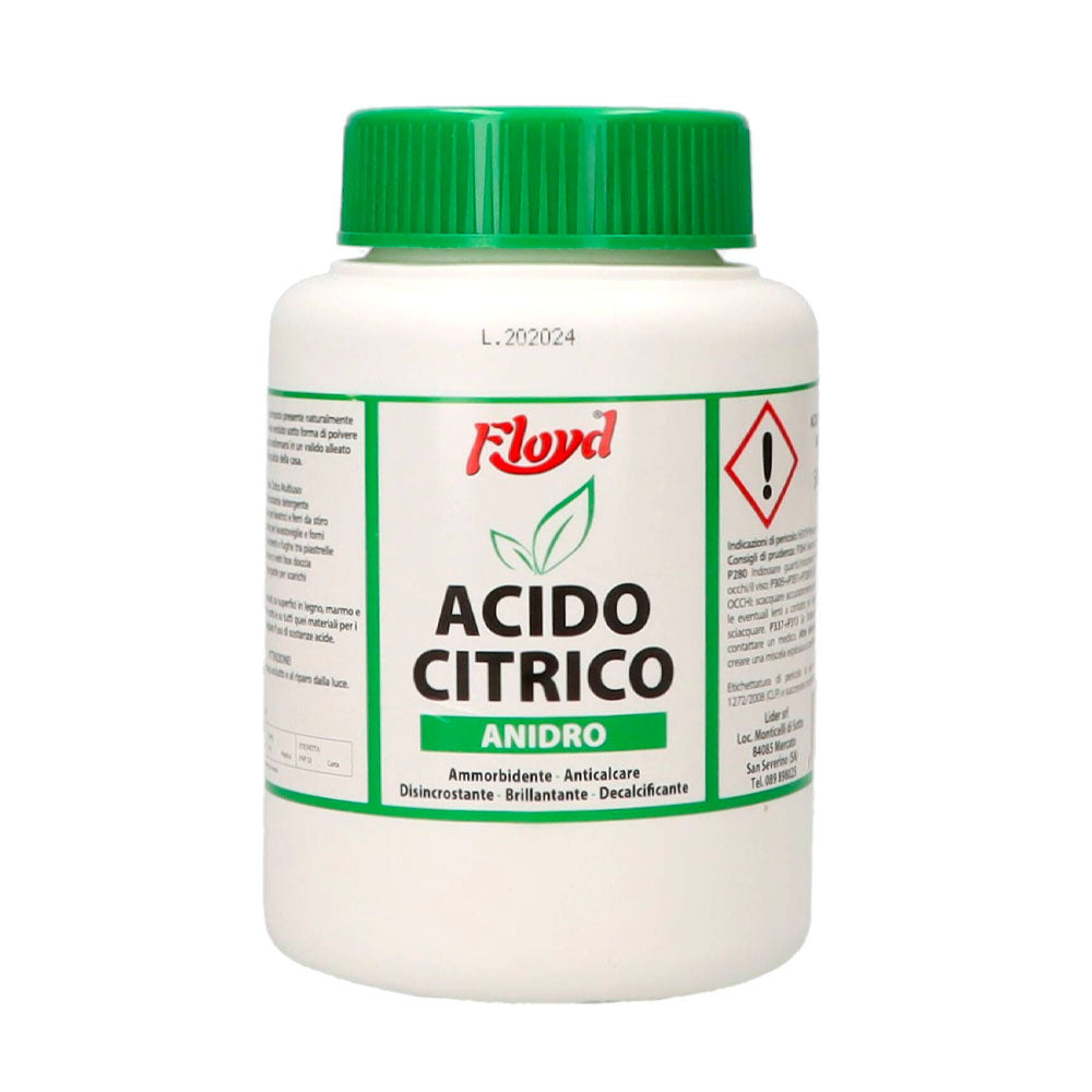 FLOYD - ACIDO CITRICO IN POLVERE ANIDRO - 500G