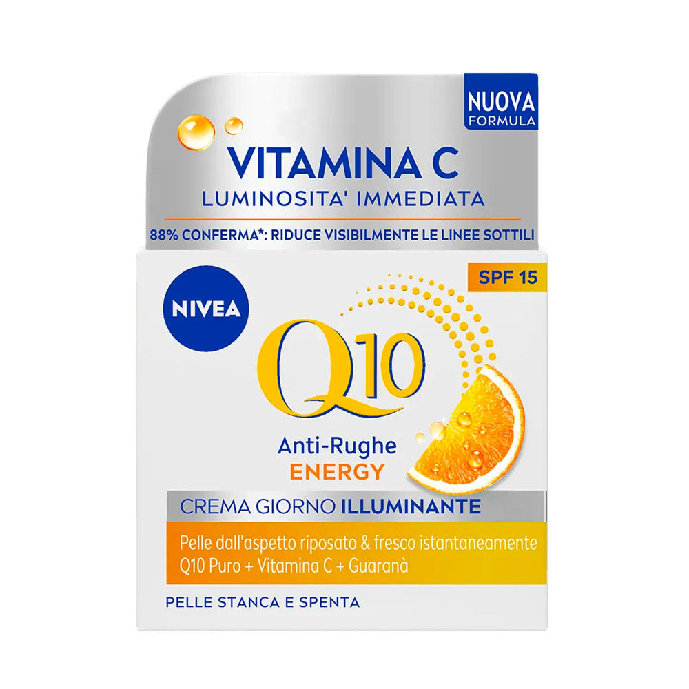 NIVEA - Q10 ANTI-RUGHE ENERGY CREMA GIORNO ILLUMINANTE SPF15 - 50ML