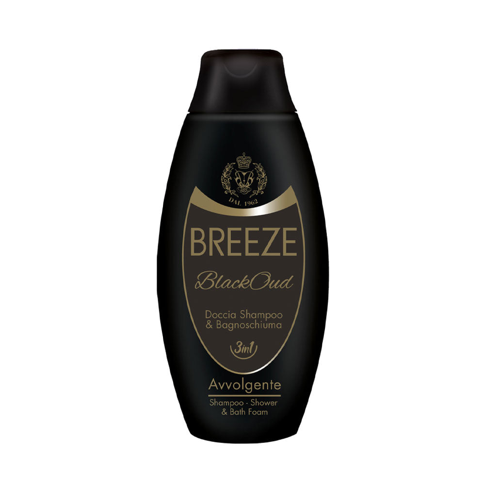 BREEZE 3 in 1 DOCCIA SHAMPOO LIQUIDO BLACKOUD 400ml