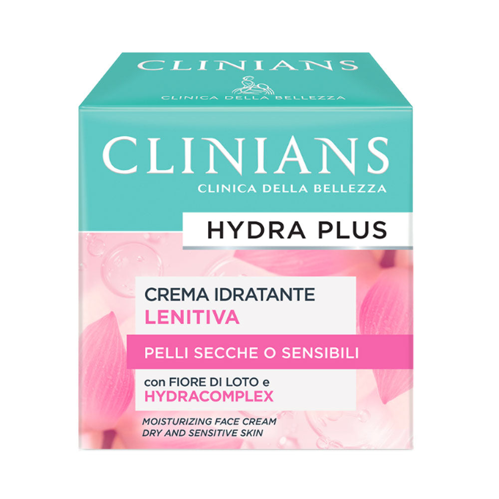 CLINIANS HYDRA PLUS CREMA VISO IDRATANTE LENITIVA FIORE DI LOTO - 50ML