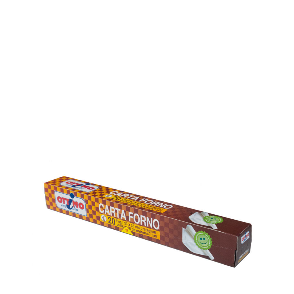 OTTIMO - CARTA DA FORNO FOGLI 33x38 PRETAGLIATI - 20PZ