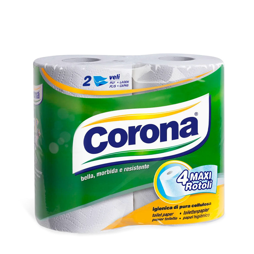 CORONA - CARTA IGIENICA DUE VELI MAXI ROTOLI - 4PZ