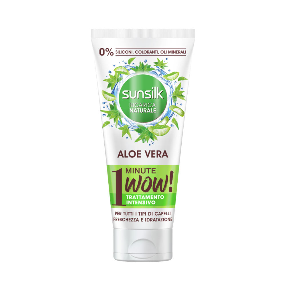 SUNSILK - TRATTAMENTO INTENSIVO 1 MINUTE WOW ALOE VERA - 180ML