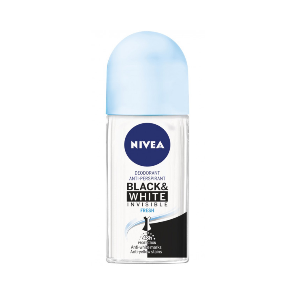 NIVEA - DEODORANTE ROLL ON 48H BLACK & WHITE FRESH 50ml