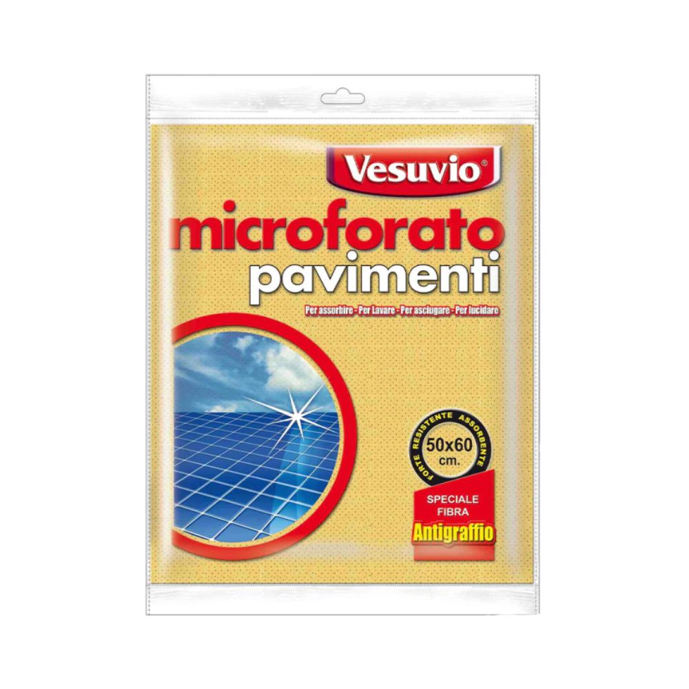 VESUVIO PANNO MICROFORATO IN MICROFIBRA PER PAVIMENTI 50X60 CM