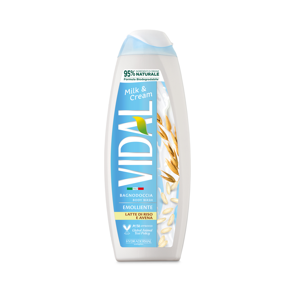 VIDAL - BAGNODOCCIA LATTE DI RISO E AVENA 500ML
