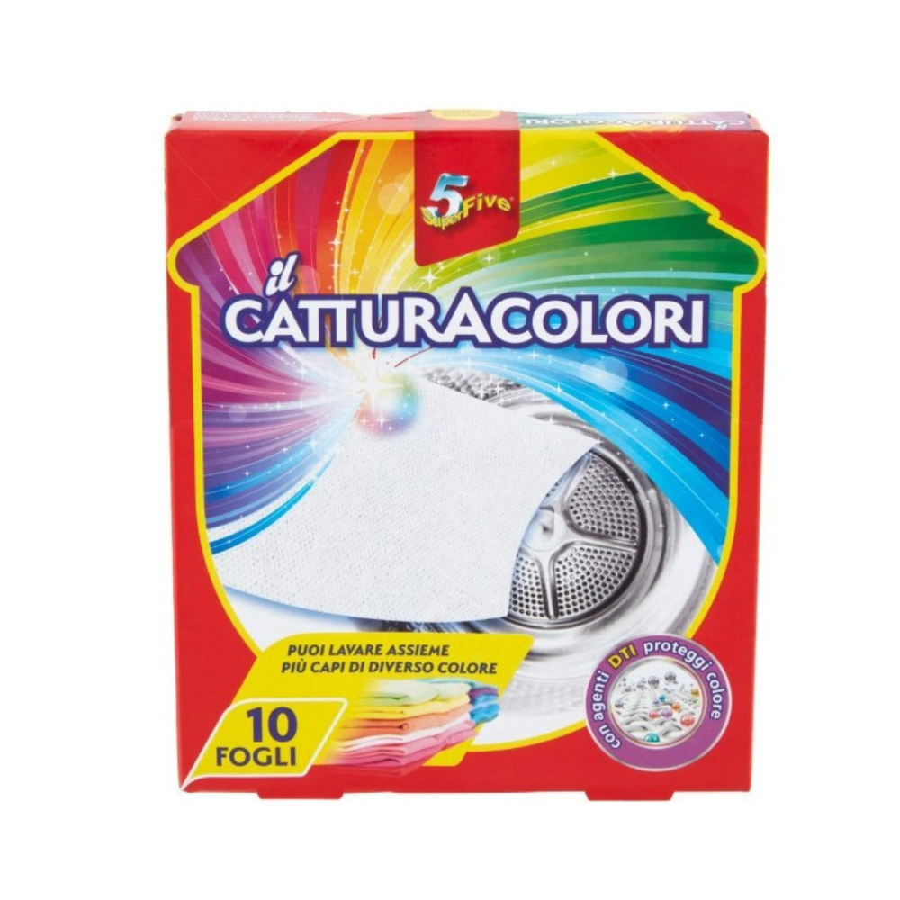 SUPER FIVE - FOGLI CATTURA COLORE - 10pz