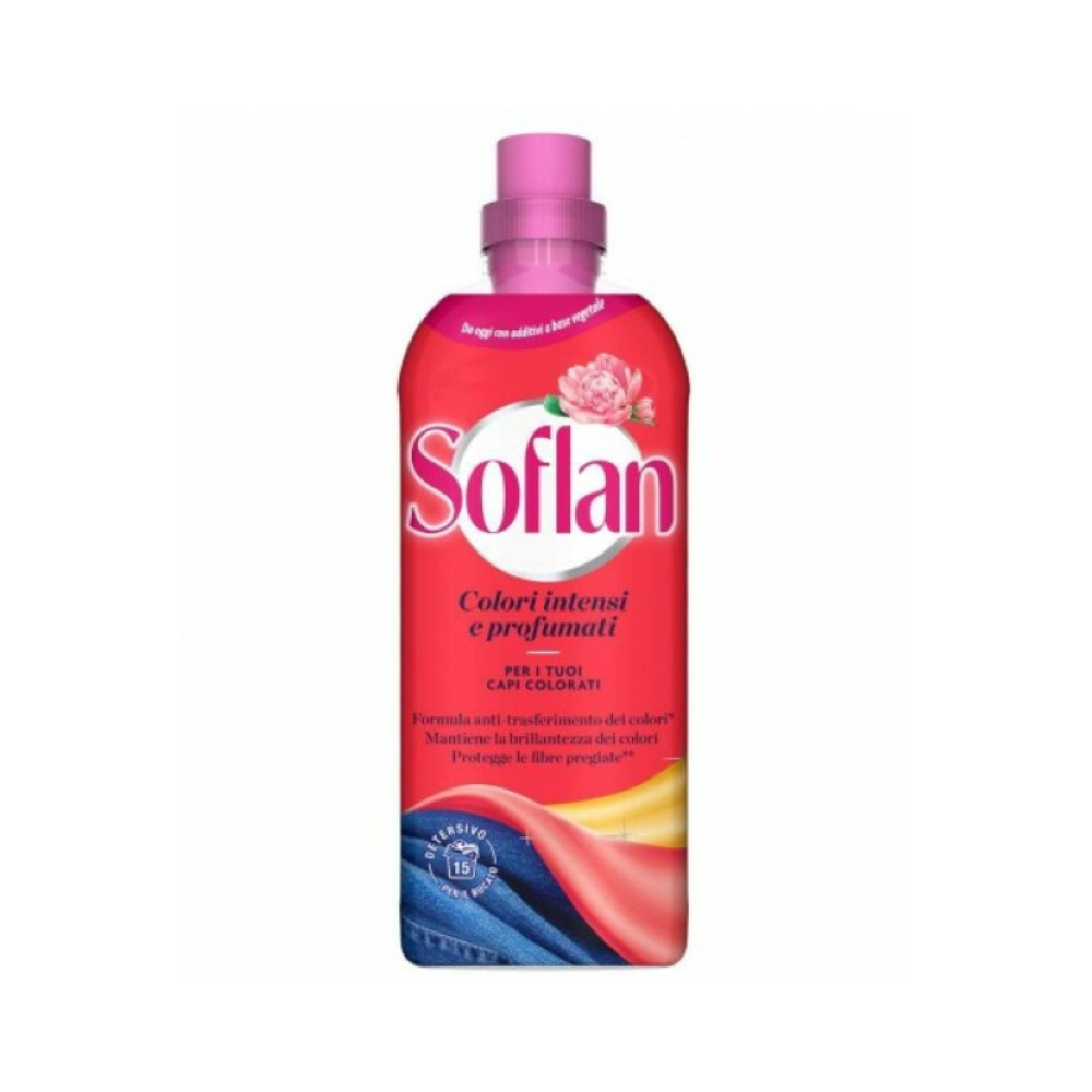 SOFLAN - DETERSIVO LIQUIDO LAVATRICE CAPI COLORATI - 900ML
