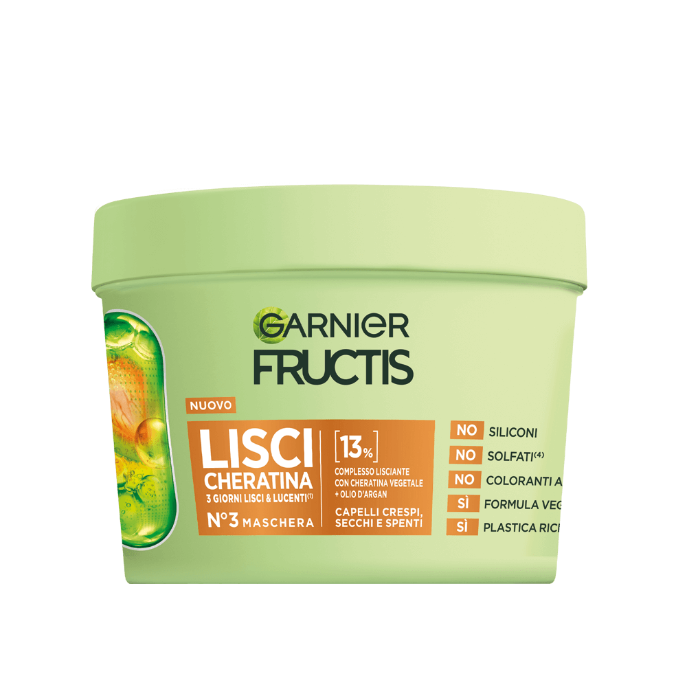 GARNIER FRUCTIS MASCHERA PER CAPELLI LISCI & LUCENTI A LUNGO 370ML