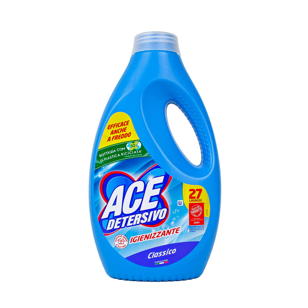 ACE IGIENIZZANTE DETERSIVO BUCATO LIQUIDO CLASSICO 27 lavaggi