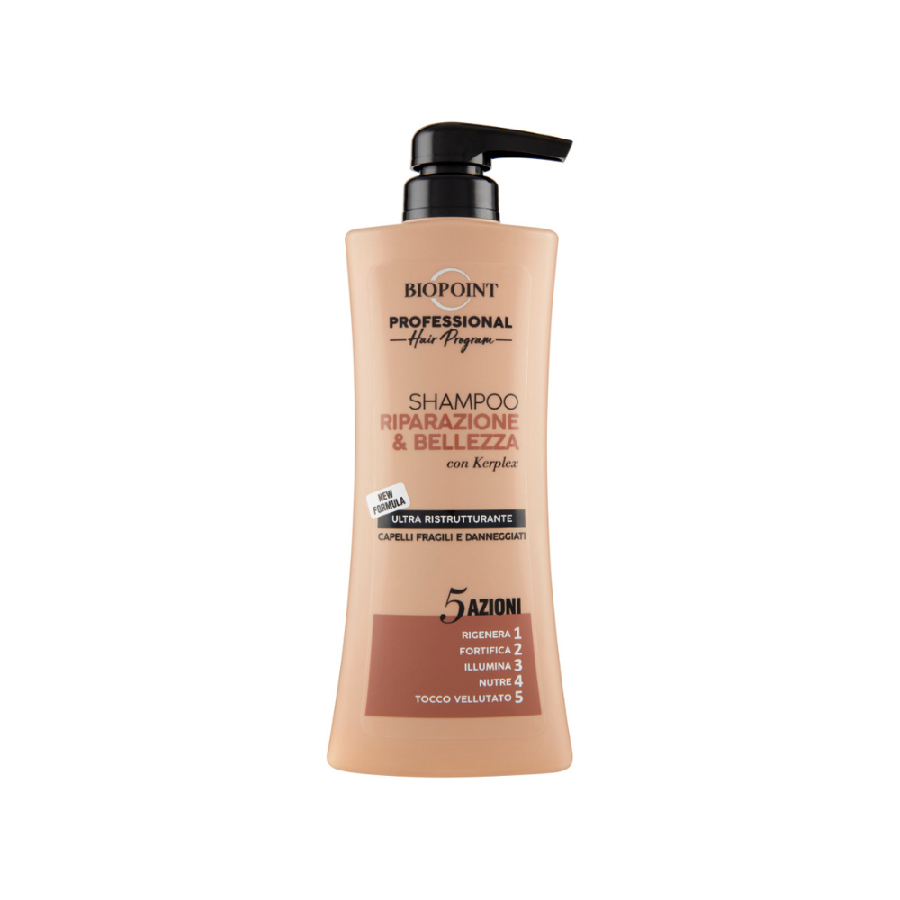 BIOPOINT PROFESSIONAL SHAMPOO CAPELLI  RIPARAZIONE E BELLEZZA 400ml