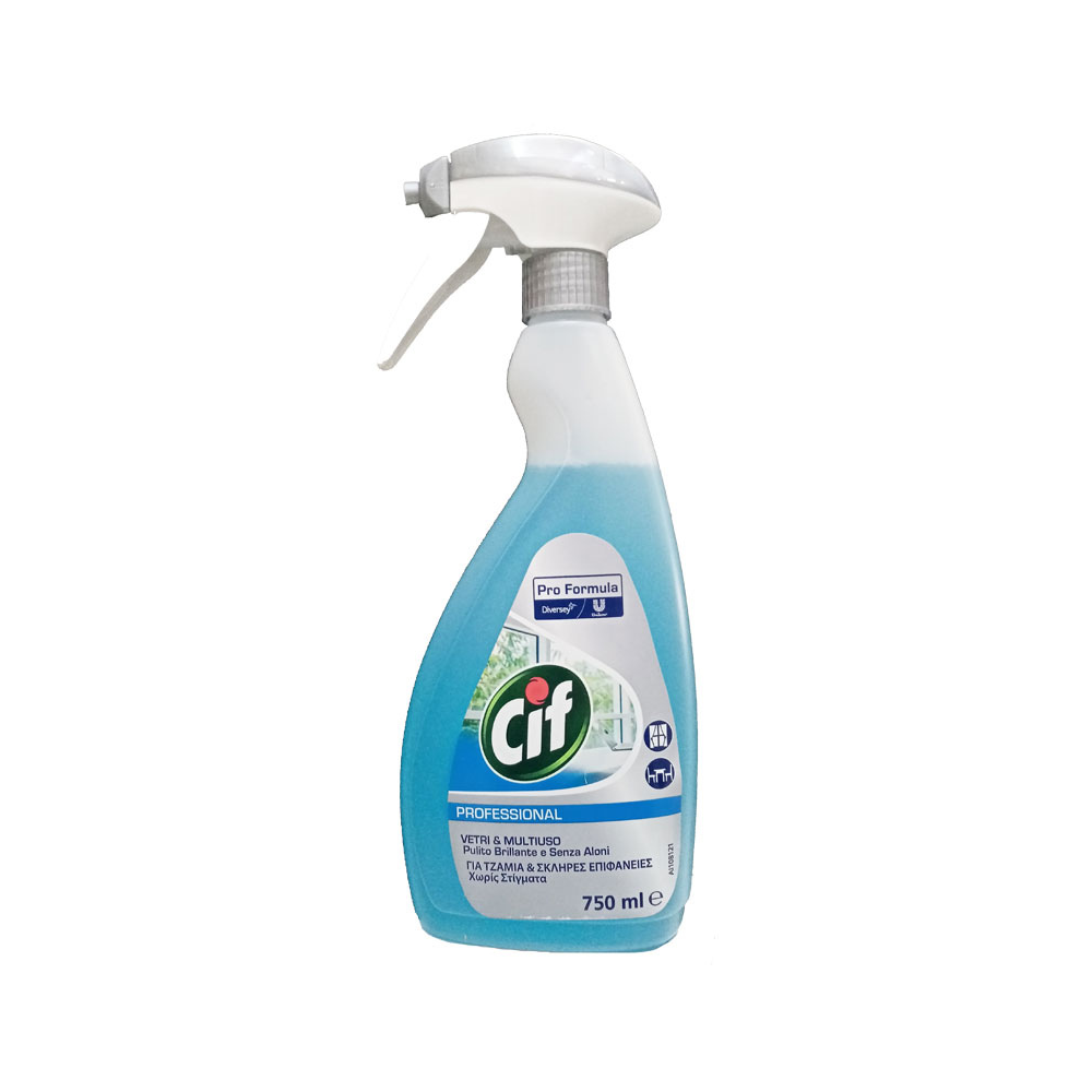 CIF - PROFESSIONAL VETRI E MULTIUSO - 750ML