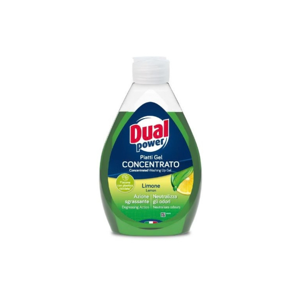 DUAL POWER - DETERGENTE PIATTI CONCENTRATO LIMONE - 300ML