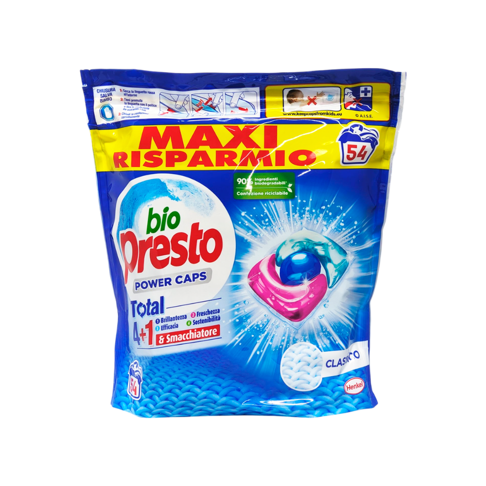 BIO PRESTO - POWER CAPS CLASSICO 54 TABS - 648G