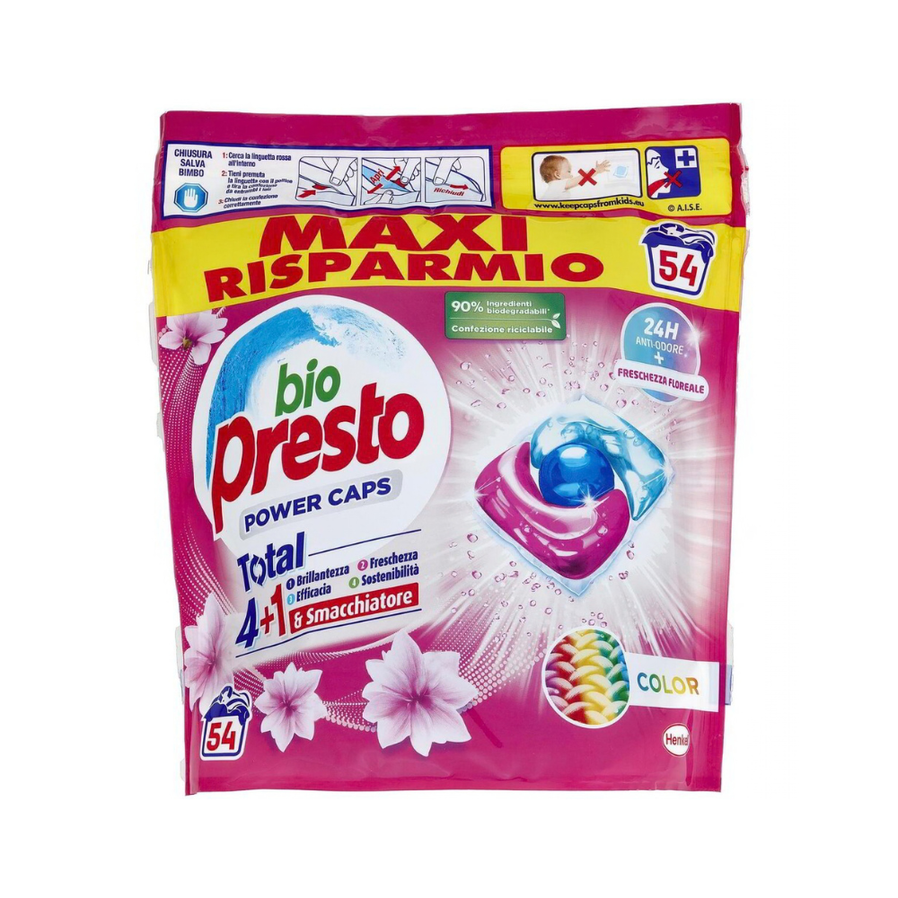 BIO PRESTO - POWER CAPS COLOR 54 TABS - 648G