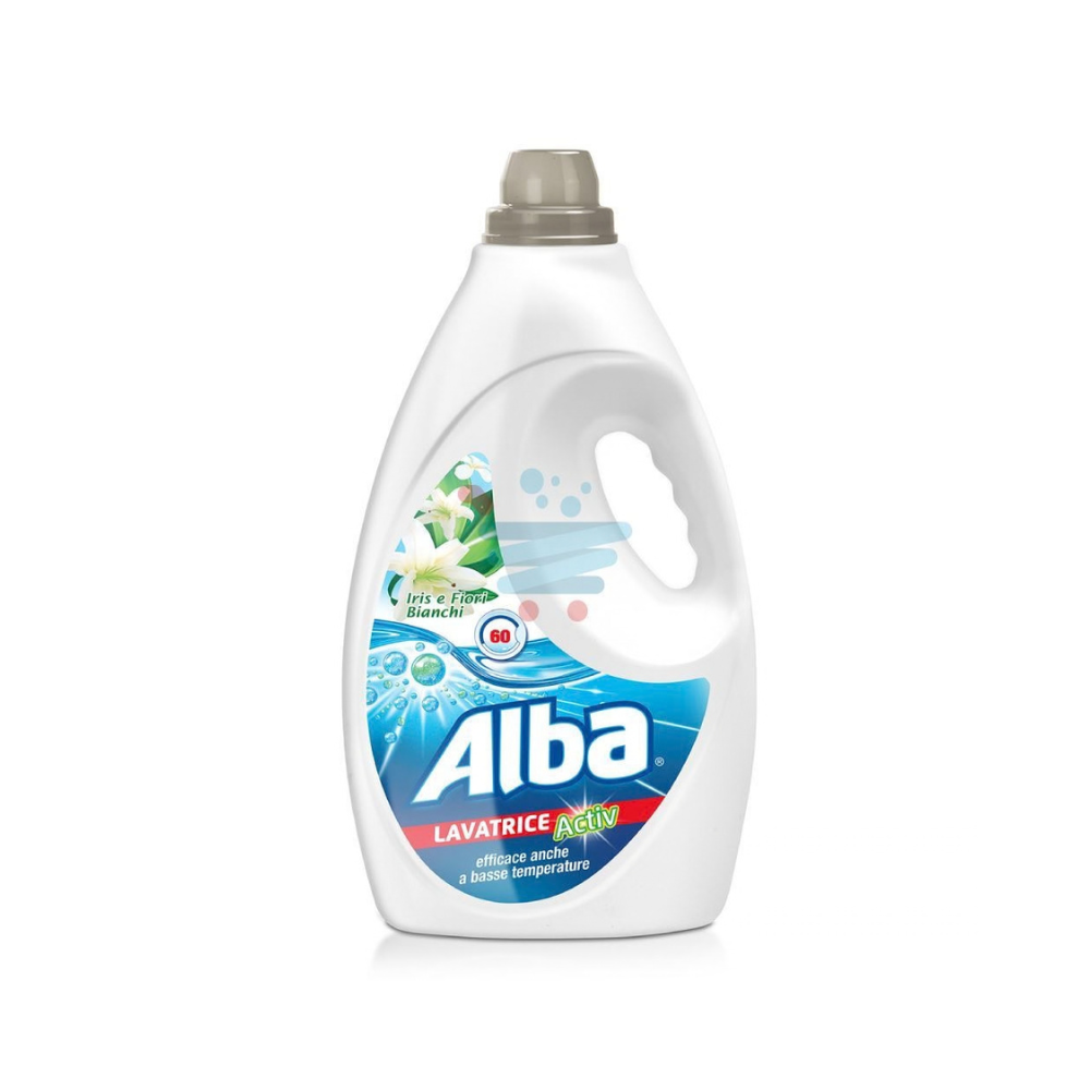 ALBA - DETERGENTE LAVATRICE LIQUIDO CONCENTRATO IRIS E FIORI BIANCHI 60 lavaggi