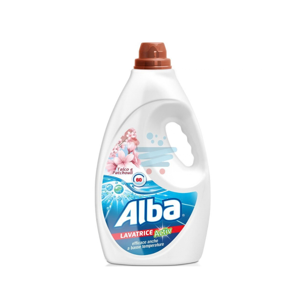 ALBA - DETERGENTE LAVATRICE LIQUIDO CONCENTRATO TALCO E PATCHOULI 60 lavaggi