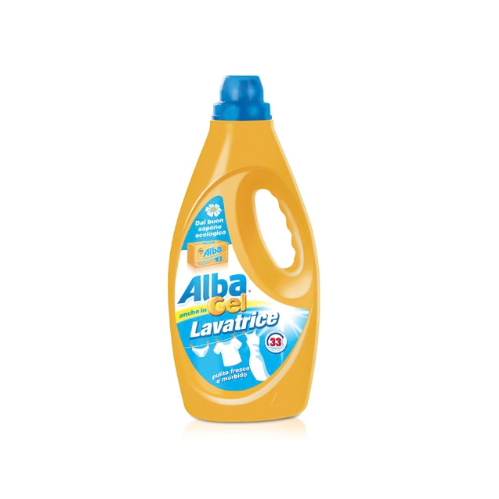 ALBA LAVATRICE DETERGENTE LIQUIDO SAPONE ECOLOGICO GEL - 33 lavaggi