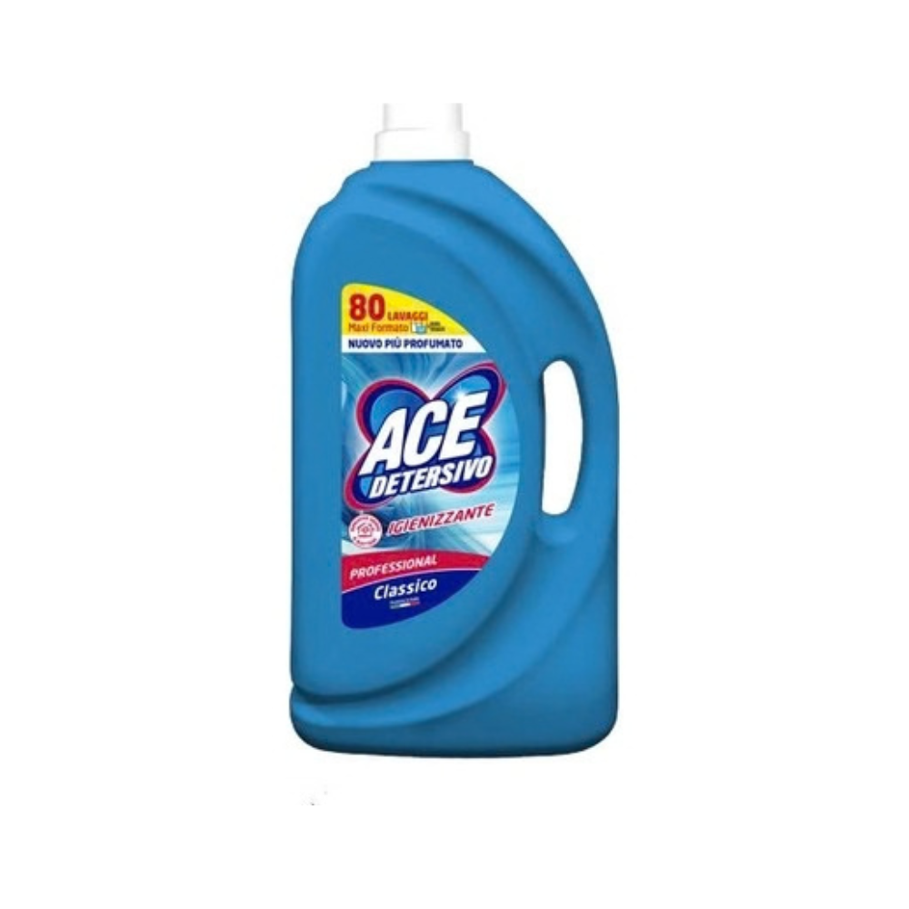 ACE PROFESSIONAL DETERGENTE PER BUCATO LIQUIDO IGIENIZZANTE CLASSICO  80 lavaggi