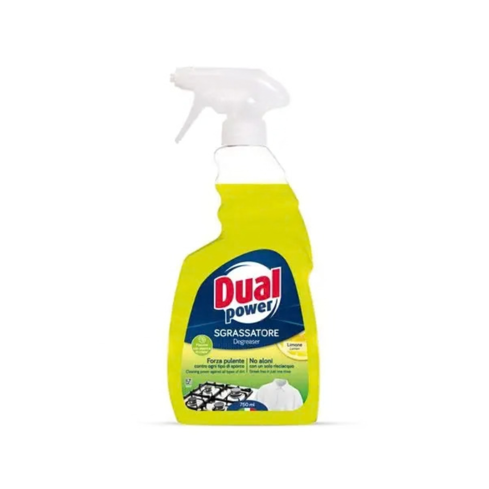 DUAL POWER - SGRASSATORE SPRAY LIMONE - 750ML