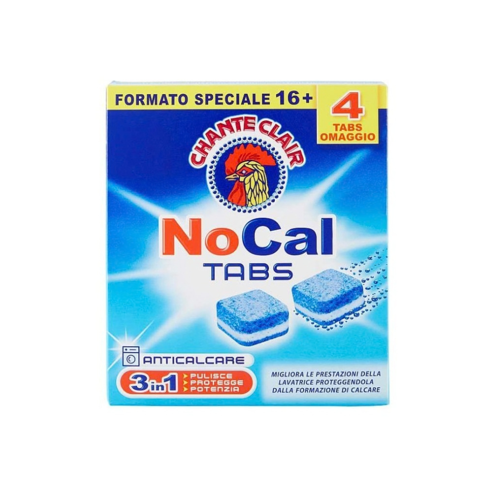 CHANTECLAIR - NOCAL ANTICLACARE LAVATRICE TABS - 20 TABS