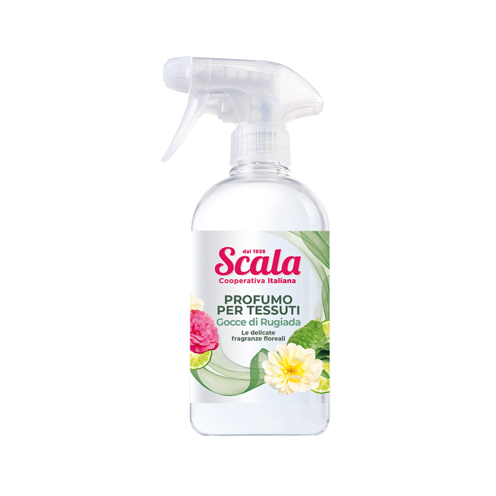 SCALA - SPRAY PROFUMA TESSUTI GOCCE DI RUGIADA - 500ML