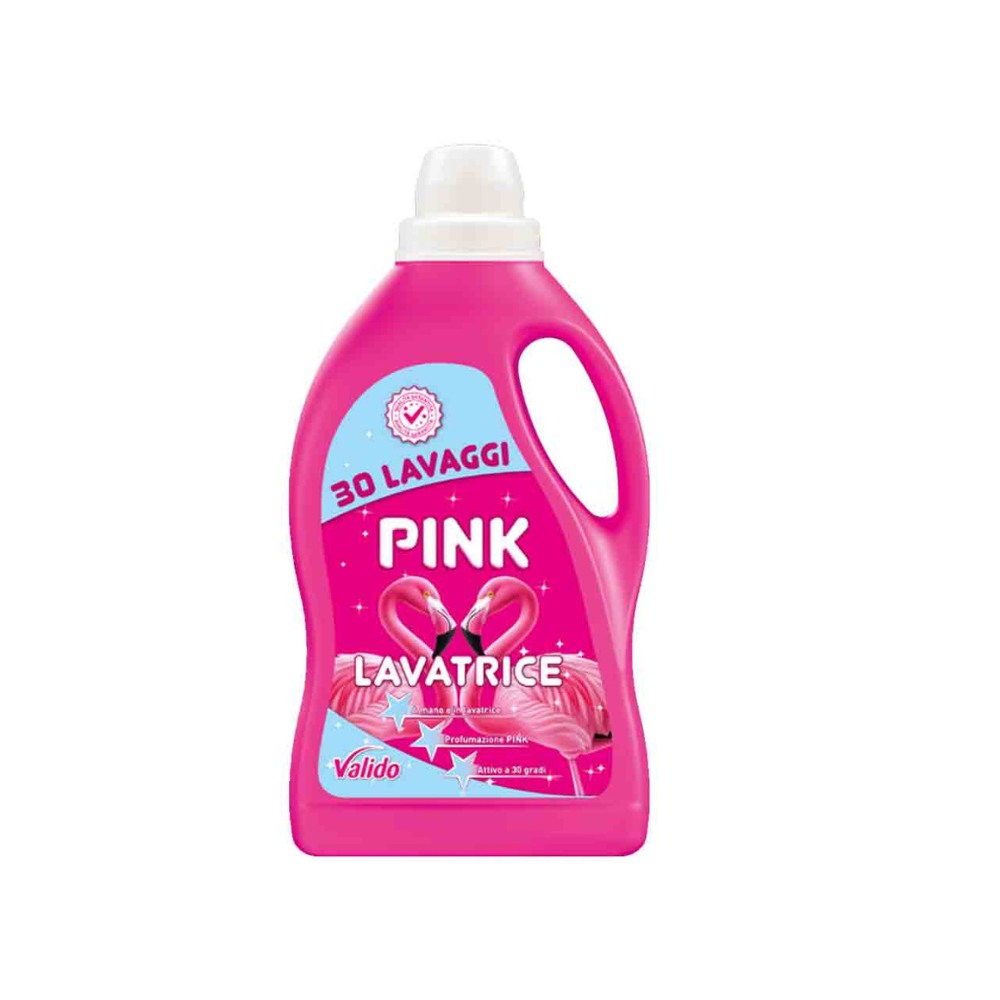 VALIDO - PINK DETERSIVO LAVATRICE 30 LAVAGGI - 1500ML