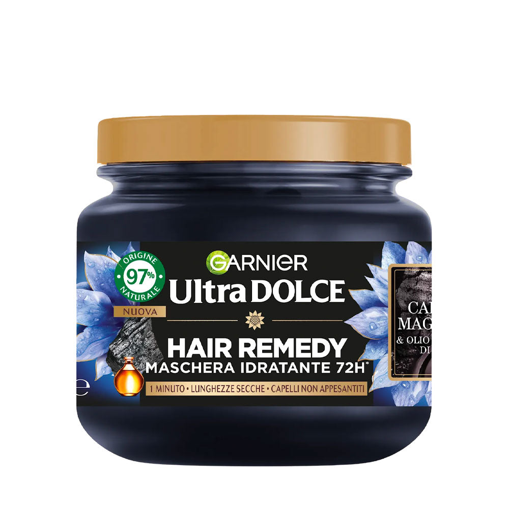 GARNIER - ULTRA DOLCE HAIR REMEDY MASCHERA IDRATANTE CAPELLI CARBONE MAGNETICO - 340ML
