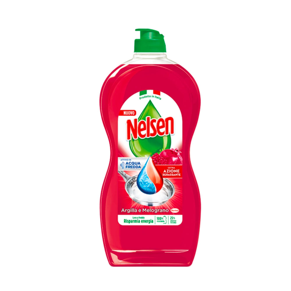 NELSEN - CLASSICO DETERSIVO PIATTI ARGILLA E MELOGRANO - 850ML