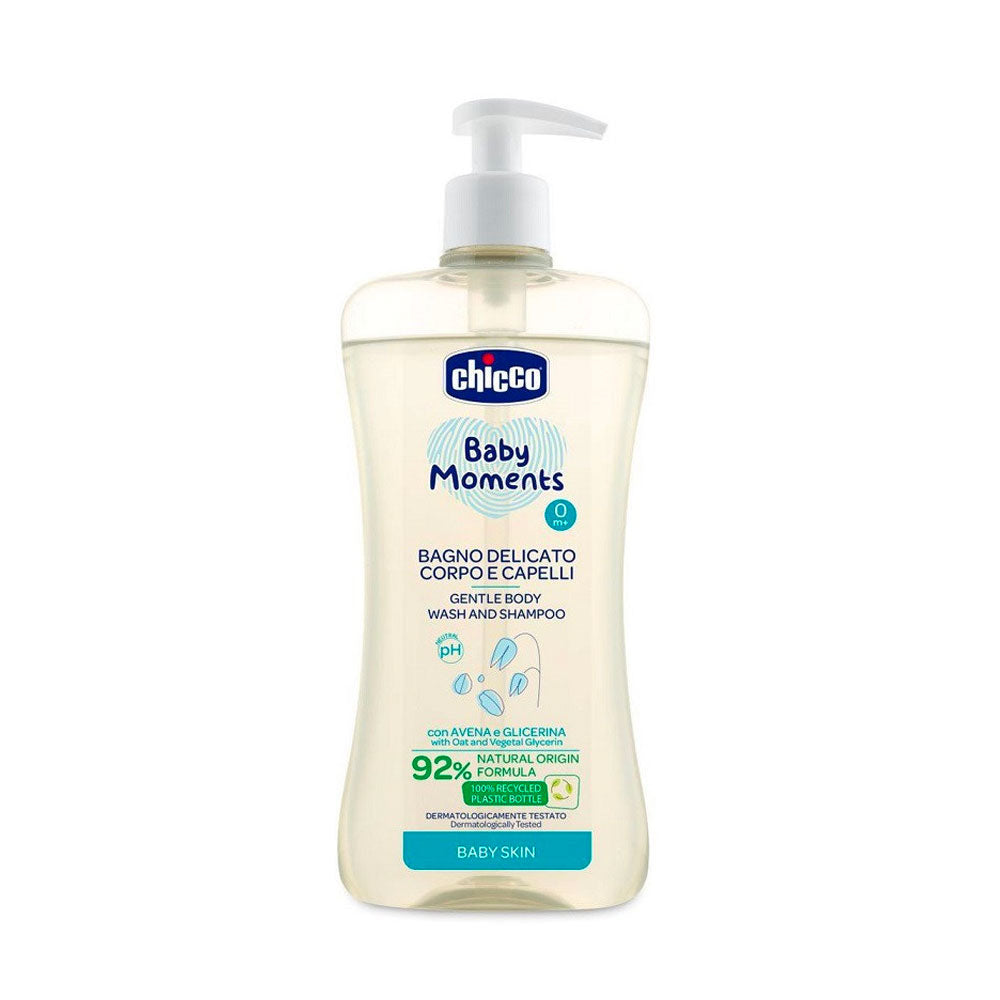 CHICCO BABY MOMENTS BAGNOSCHIUMA CORPO E CAPELLI BABY SKIN 500ml