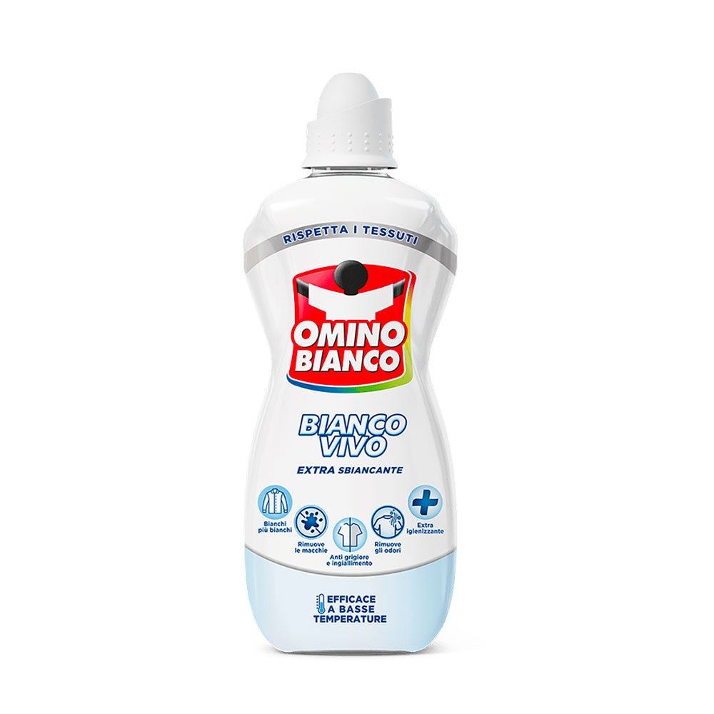 OMINO BIANCO - ADDITIVO SBIANCANTE LIQUIDO BIANCO VIVO - 1 LT
