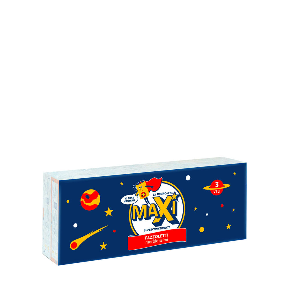 MAXI - FAZZOLETTI 3 VELI - 10 PZ