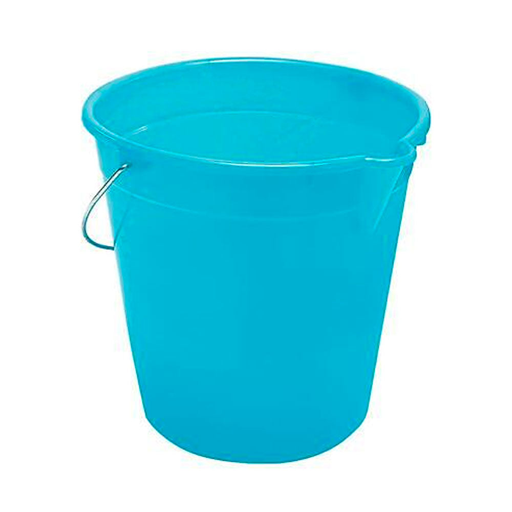 BRONZO SECCHIO IN PLASTICA AZZURRO - 15l