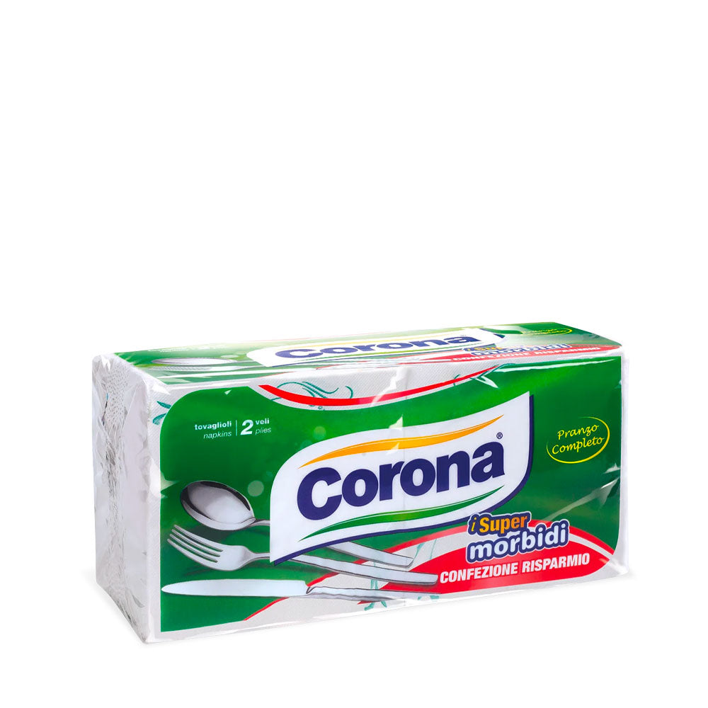 CORONA - I SUPER MORBIDI TOVAGLIOLI MONOUSO 2 VELI 90pz