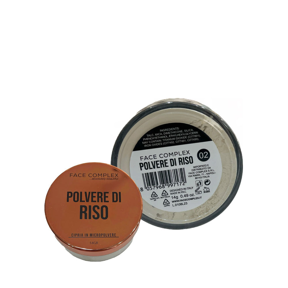 FACE COMPLEX - POLVERE DI RISO CIPRIA IN MICROPOLVERE N.02
