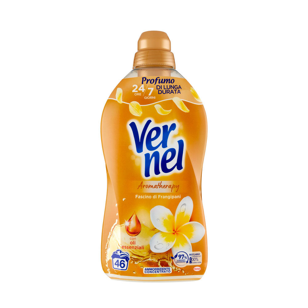 VERNEL AROMATHERAPY - AMMORBIDENTE CONCENTRATO - FASCINO DI FRANGIPANI - 46 LAVAGGI
