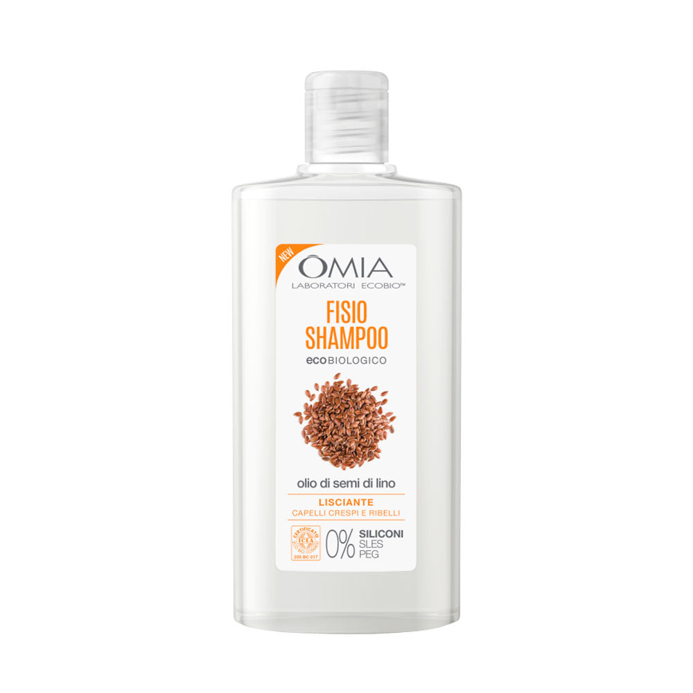 OMIA - FISIO SHAMPOO CON OLIO SEMI DI LINO - 250 ML