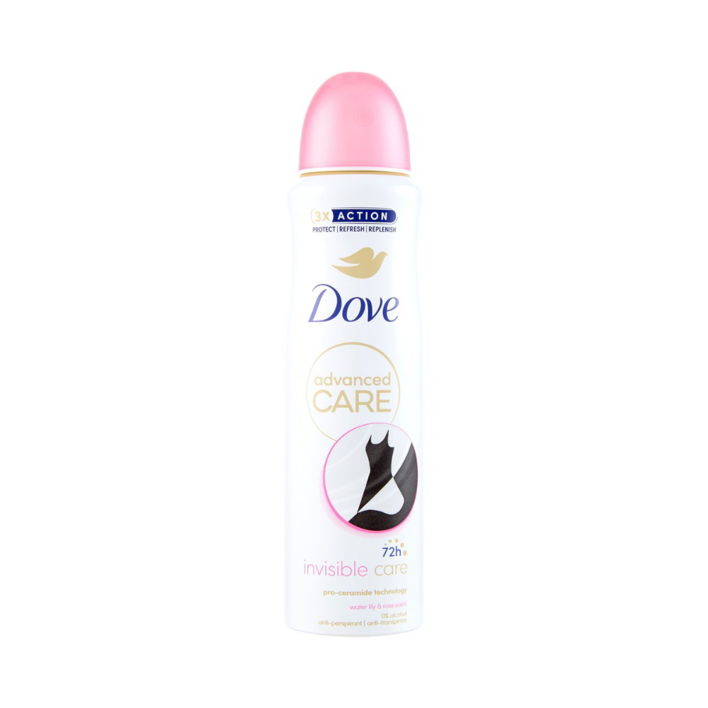 DOVE DEODORANTE SPRAY INVISIBLE CARE ADVANCED CARE 150 ML