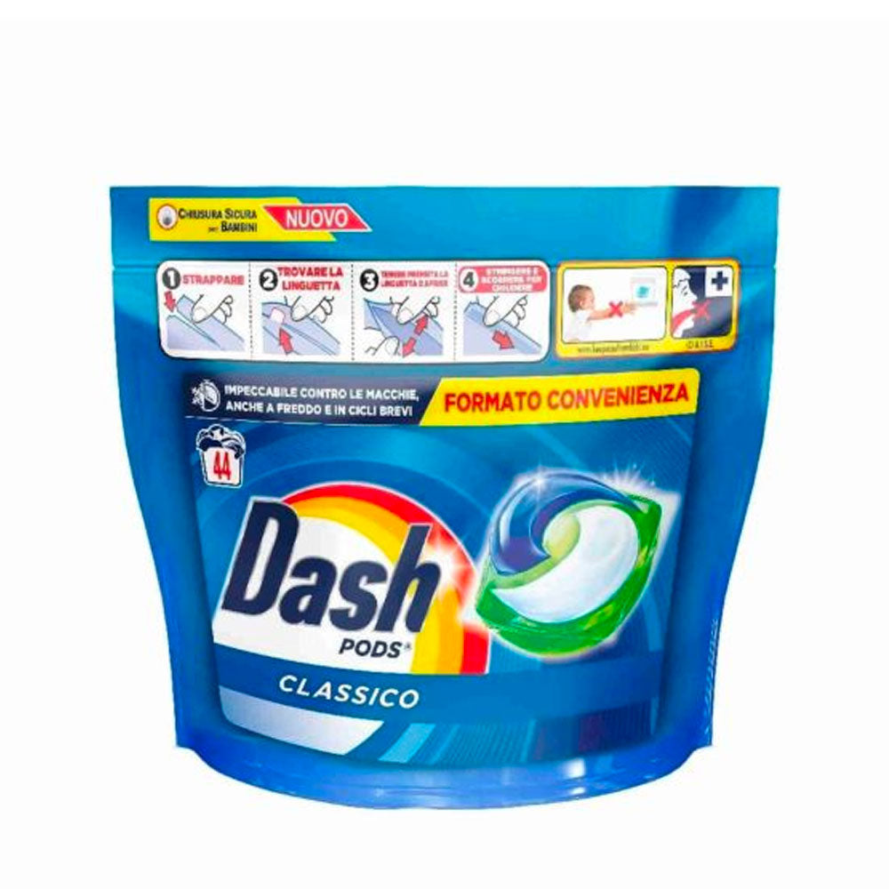 DASH - DETERSIVO LAVATRICE PODS CLASSICO 44pz