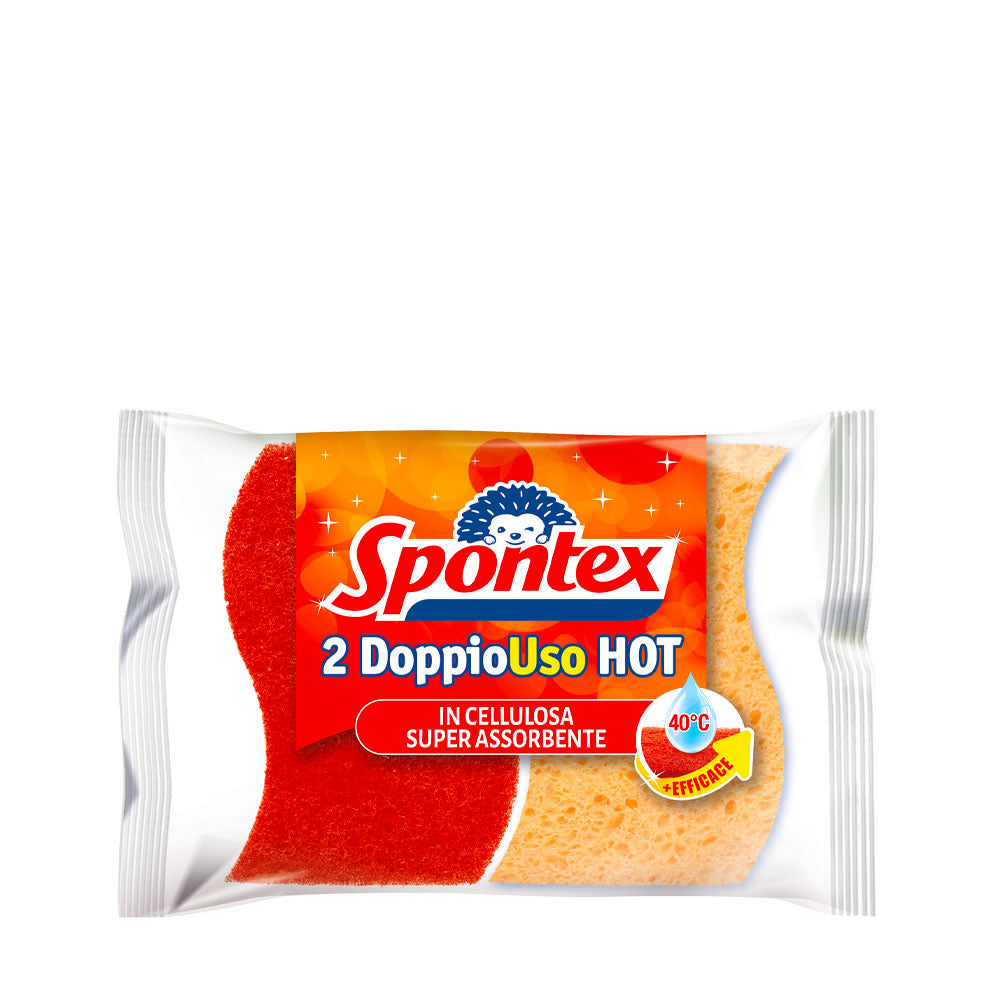 SPONTEX - DOPPIOUSO HOT SPUGNA ABRASIVA - 2PZ